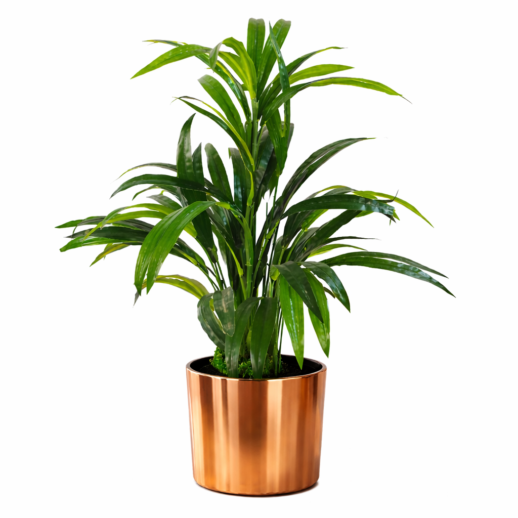 Faux Bamboo in Copper Planter - 65cm