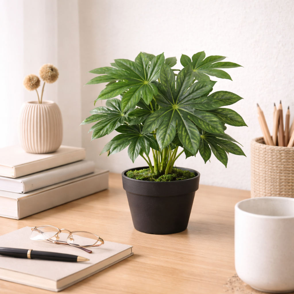 Faux Aralia Plant - 60cm