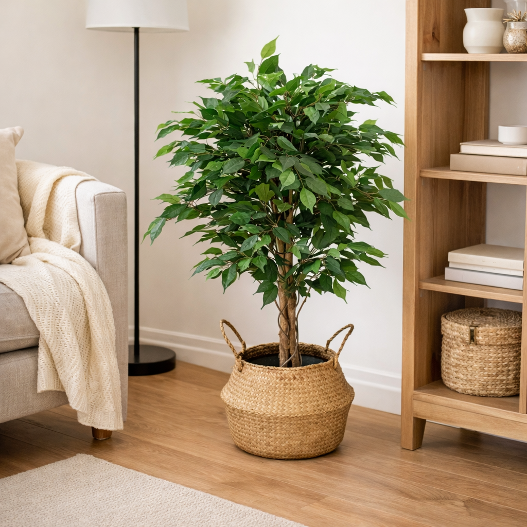 Faux Ficus Tree in Pot - 120cm